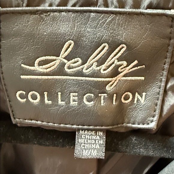 Sebby Black Leather Biker Jacket - Picture 2 of 3